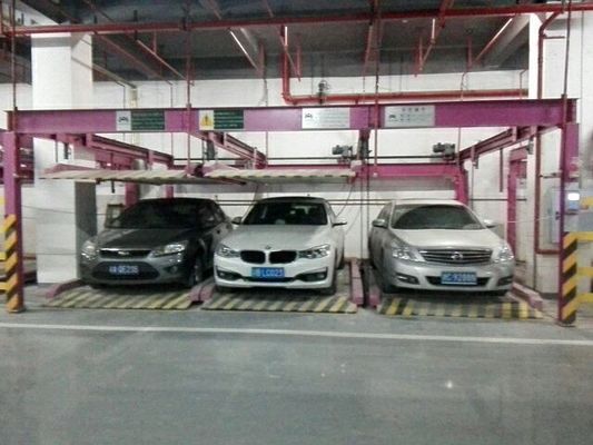 Elevador de estacionamento hidráulico automático de quatro postes
