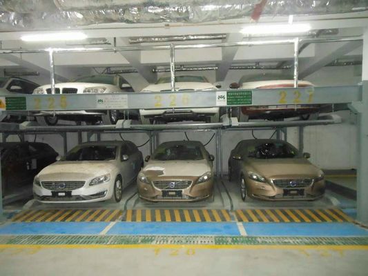 Design de armazenamento em quatro colunas elevador hidráulico para armazenamento de automóveis e casas
