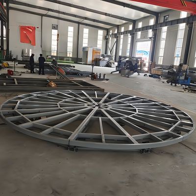 Turntable de estacionamento de liga de alumínio 4.5m-7m Dia Turntable de carro residencial