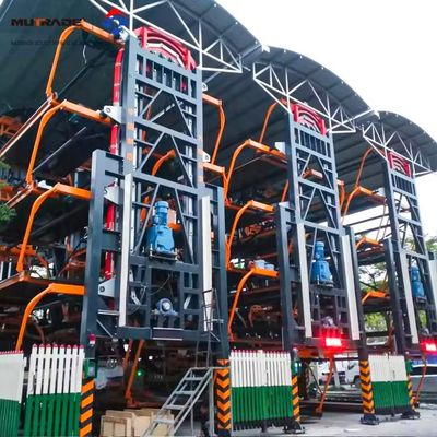 Sistema de estacionamento rotativo vertical mecânico 8 camadas Sistema de estacionamento rotativo inteligente