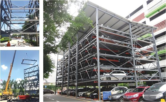 Sistema de estacionamento de automóveis altamente mecânico 2000 kg Garagem de estacionamento automatizado