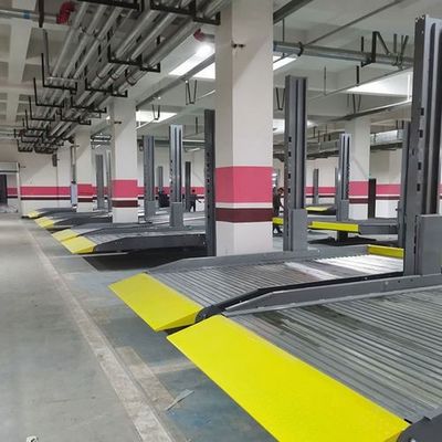Elevador hidráulico de duas colunas com 145 pés de altura total